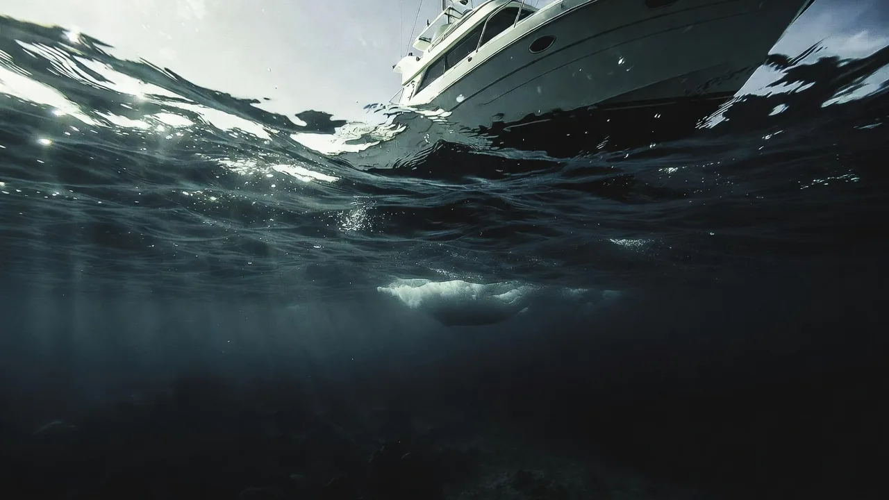 Underwater hull cleaning service